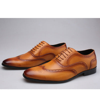 Men's Pu Leather Shoes Men's Plus Size