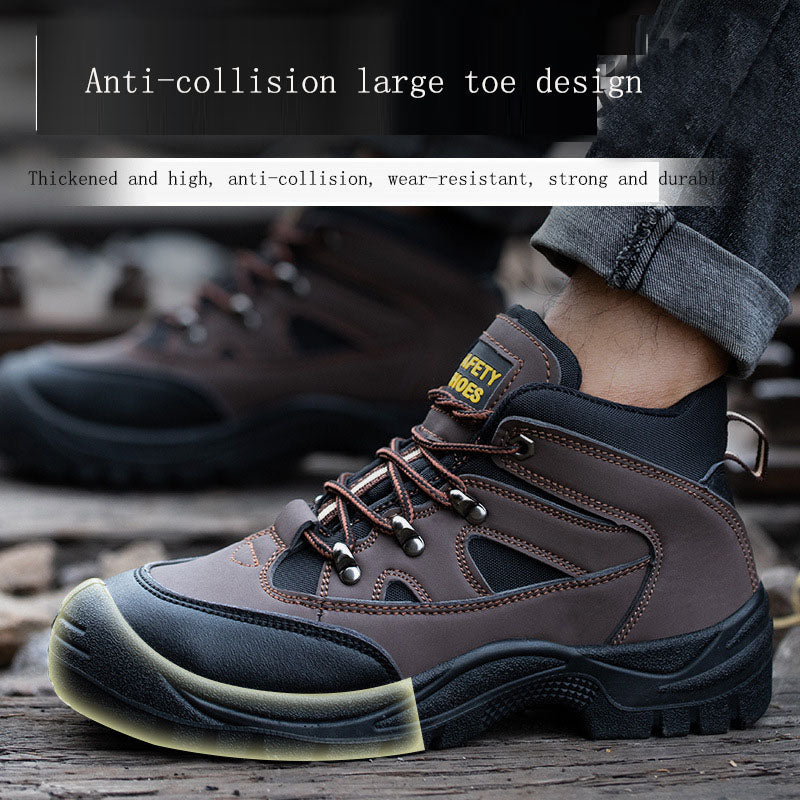 Labor protection shoes, high top safety shoes, protective shoes, Father's Day gift