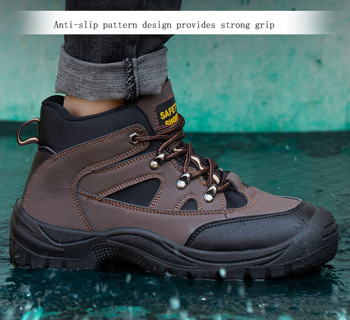 Labor protection shoes, high top safety shoes, protective shoes, Father's Day gift