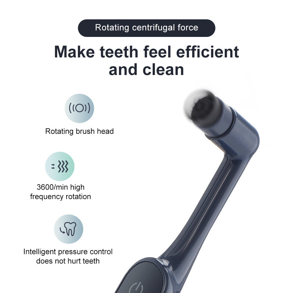 2-Speed Rotary Electric Toothbrush Rechargeable Adult Electric Toothbrush Waterproof Soft Bristle Couple Toothbrush