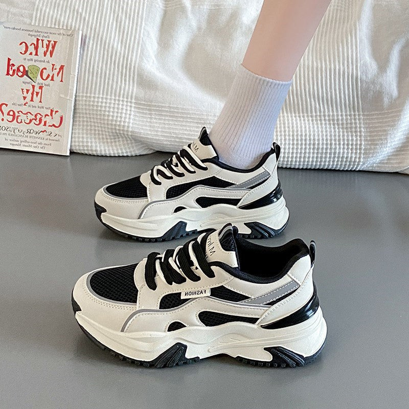 New Platform Mesh Surface Breathable Casual Sneaker