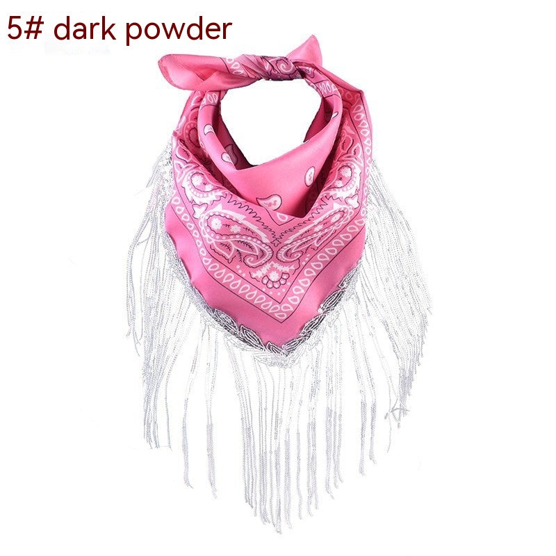 Ethnic Style Scarf Fashion Style Polyester Small Square Scarf