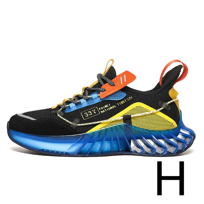 Men's Casual Youth Single Net Shoes Colorful Sports Tide