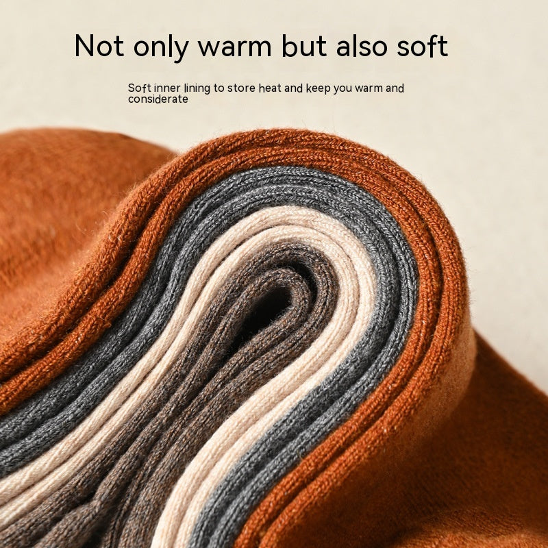 Extended Thickened Fleece-lined Warm Thick Socks