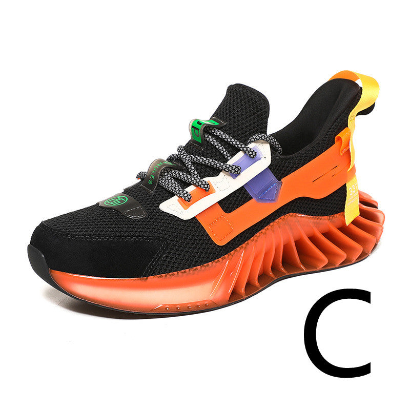 Men's Casual Youth Single Net Shoes Colorful Sports Tide