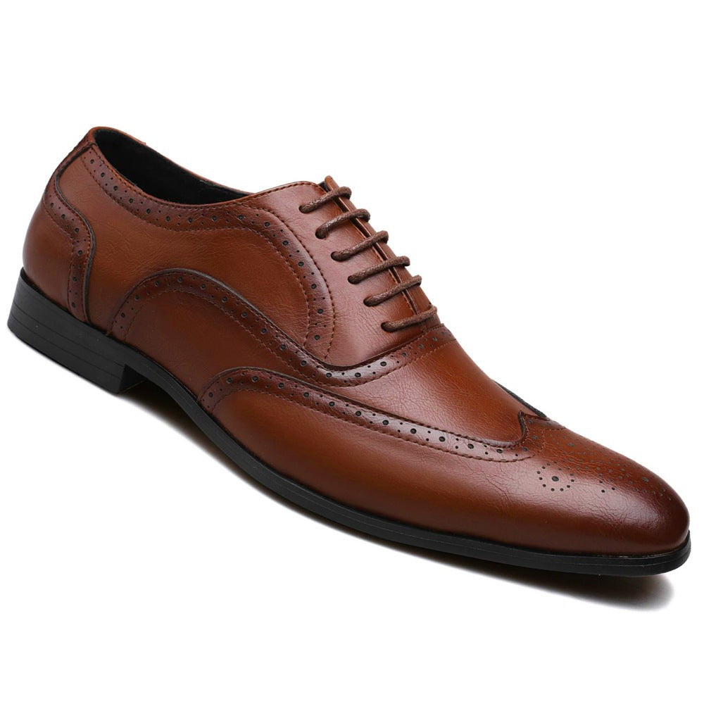 Men's Pu Leather Shoes Men's Plus Size